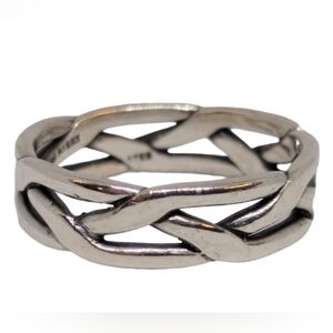 James Avery Silver Braided Ring